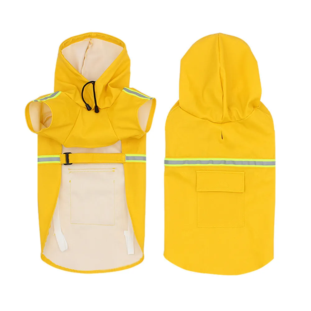 Shield Your Pet from the Storm: Reflective Windproof Raincoat
